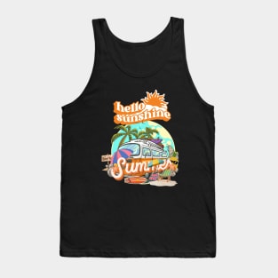 hello sunshine: summer Tank Top